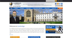 Desktop Screenshot of cambridgeeducation.net